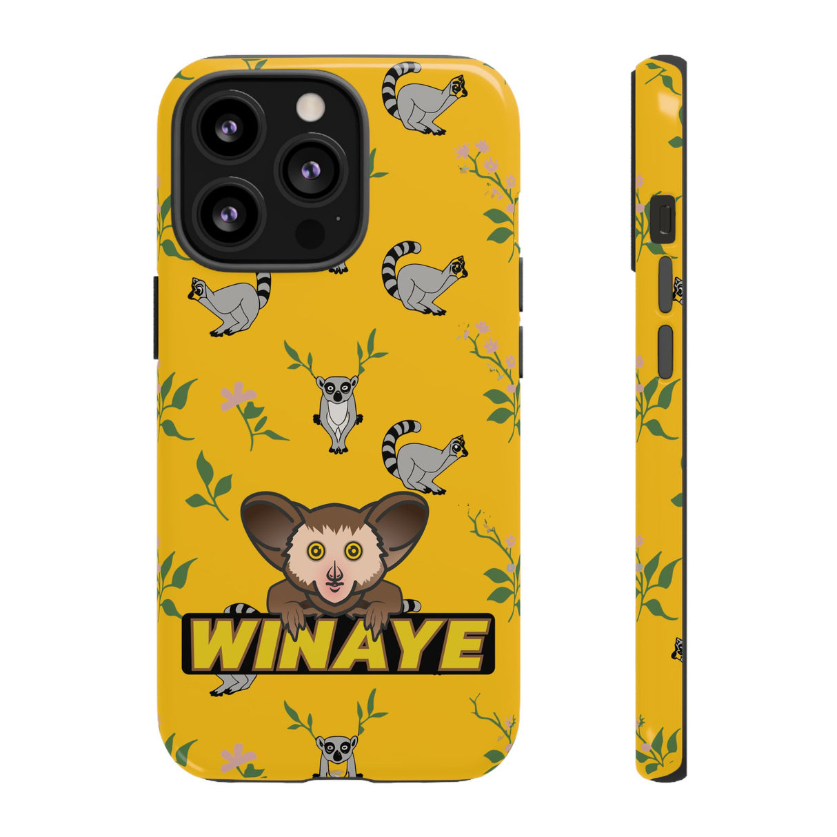Winaye Lemur Fields Tough Cases
